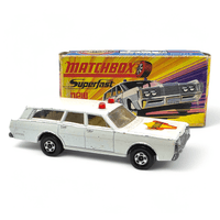 Matchbox - Mercury Commuter Police Car - 1972 *Original Box* - Top CollectiblesDiecastMatchbox