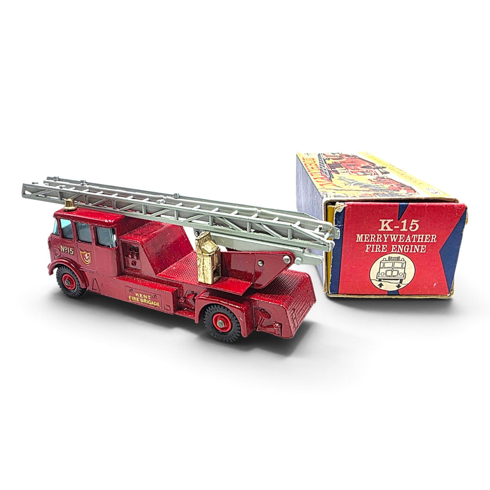 Matchbox - Merryweather Fire Engine - 1963 King Size Series *Original Box* - Top CollectiblesDiecastMatchbox