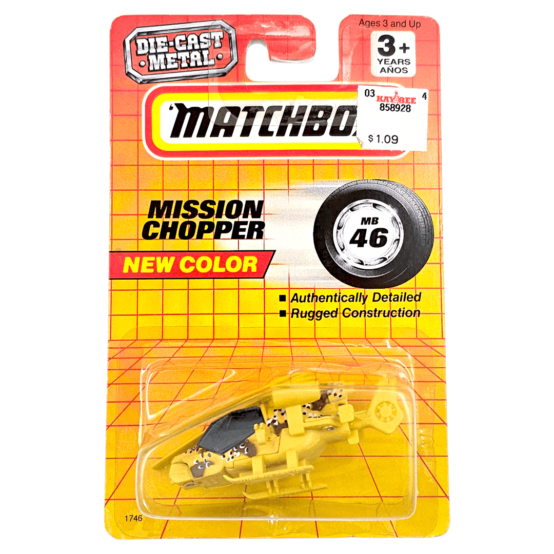 Matchbox - Mission Chopper - 1995 - Top CollectiblesDiecastMatchbox