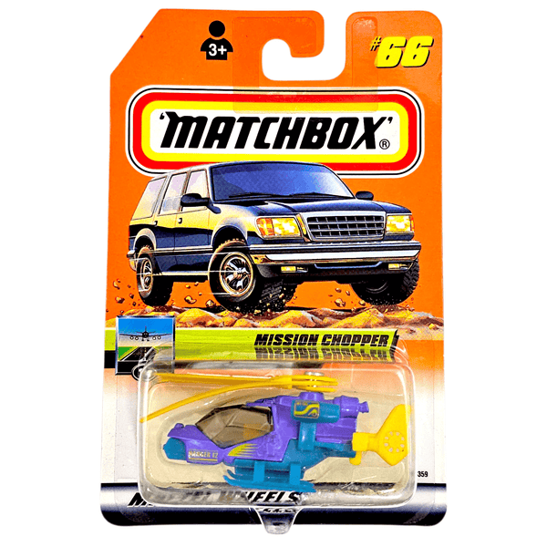 Matchbox - Mission Chopper - 2000 - Top CollectiblesDiecastMatchbox