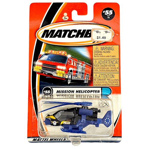 Matchbox - Mission Helicopter - 2001 - Top CollectiblesDiecastMatchbox