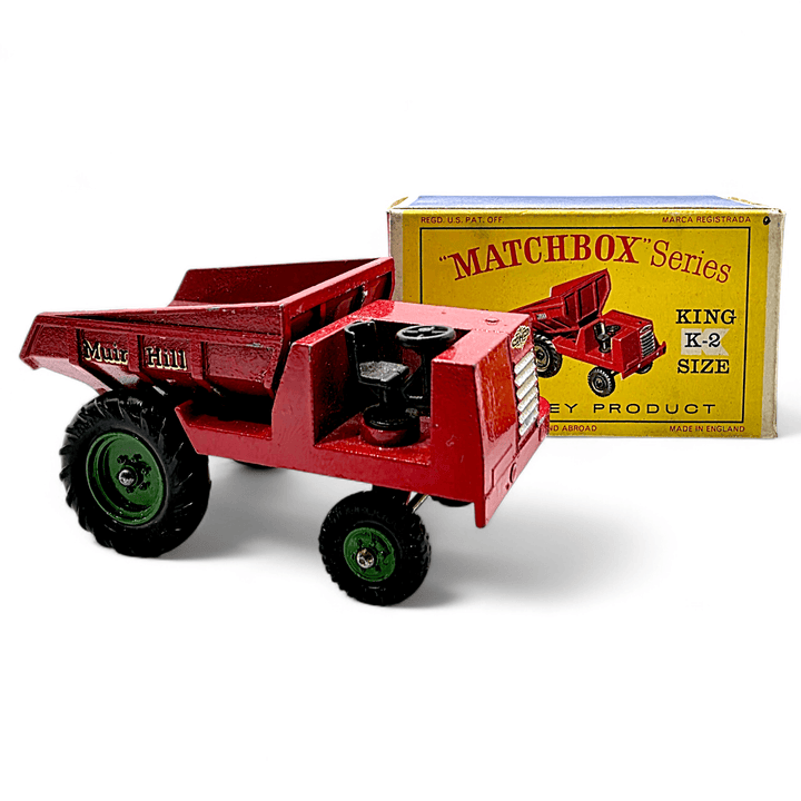 Matchbox - Muir - Hill Dumper - 1960 King Size Series *Original Box* - Top CollectiblesDiecastMatchbox