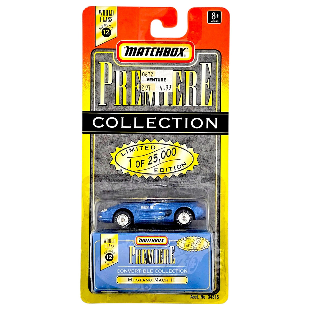 Matchbox - Mustang Mach III - 1996 Premiere Collection Series - Top CollectiblesDiecastMatchbox