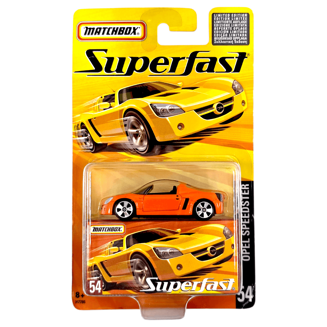 Matchbox - Opel Speedster - 2005 Superfast Series - Top CollectiblesDiecastMatchbox