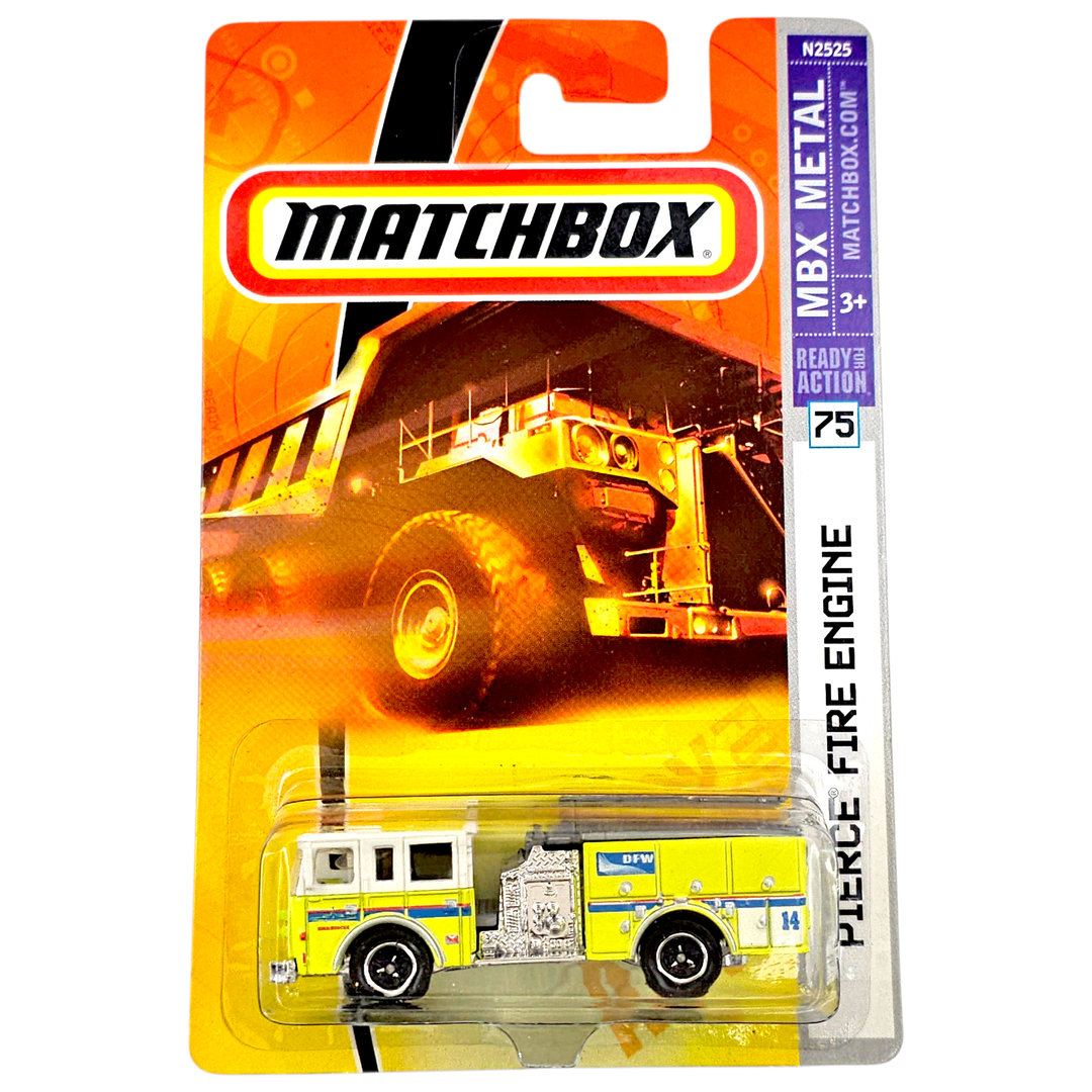 Matchbox - Pierce Dash Fire Engine - 2008 - Top CollectiblesDiecastMatchbox