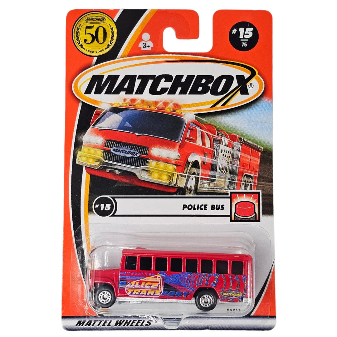 Matchbox - Police Bus - 2002 - Top CollectiblesDiecastMatchbox
