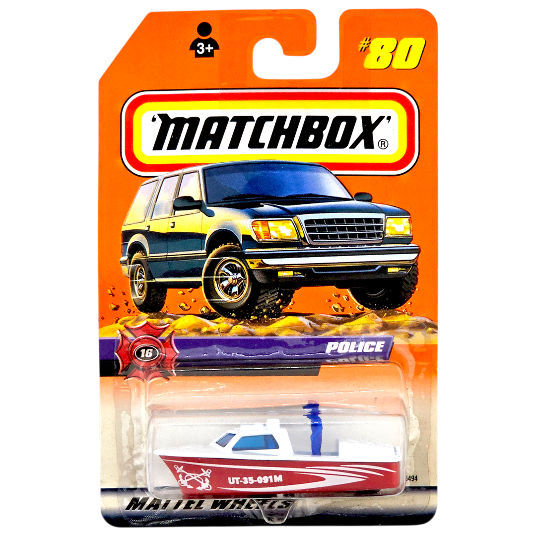 Matchbox - Police Launch - 1999 - Top CollectiblesDiecastMatchbox