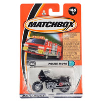 Matchbox - Police Moto - 2001 - Top CollectiblesDiecastMatchbox