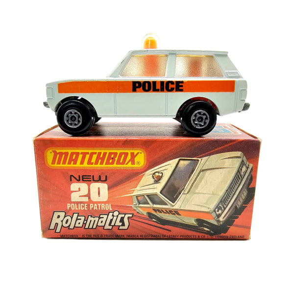 Matchbox - Police Patrol - 1975 Rola - Matics Series *Original Box* - Top CollectiblesDiecastMatchbox