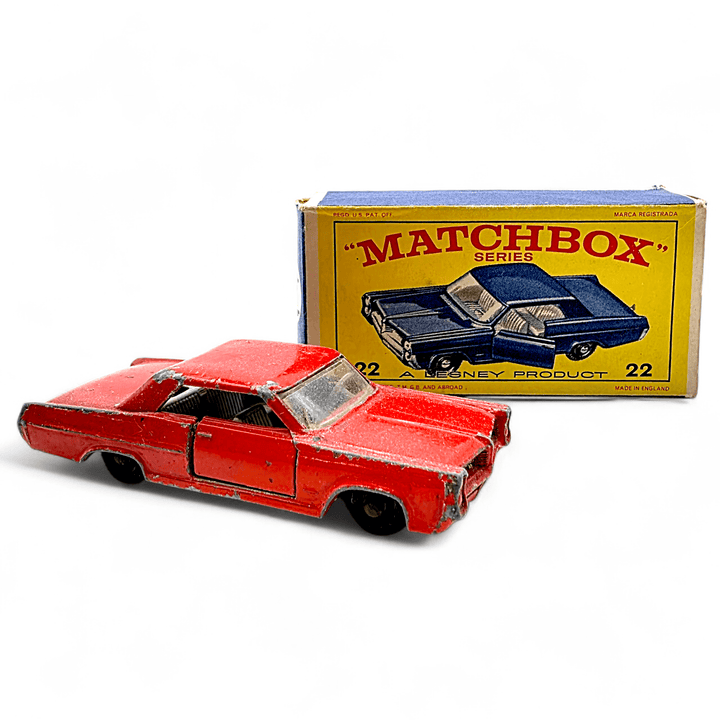 Matchbox - Pontiac GP Sports Coupe - 1965 *Original Box* - Top CollectiblesDiecastMatchbox