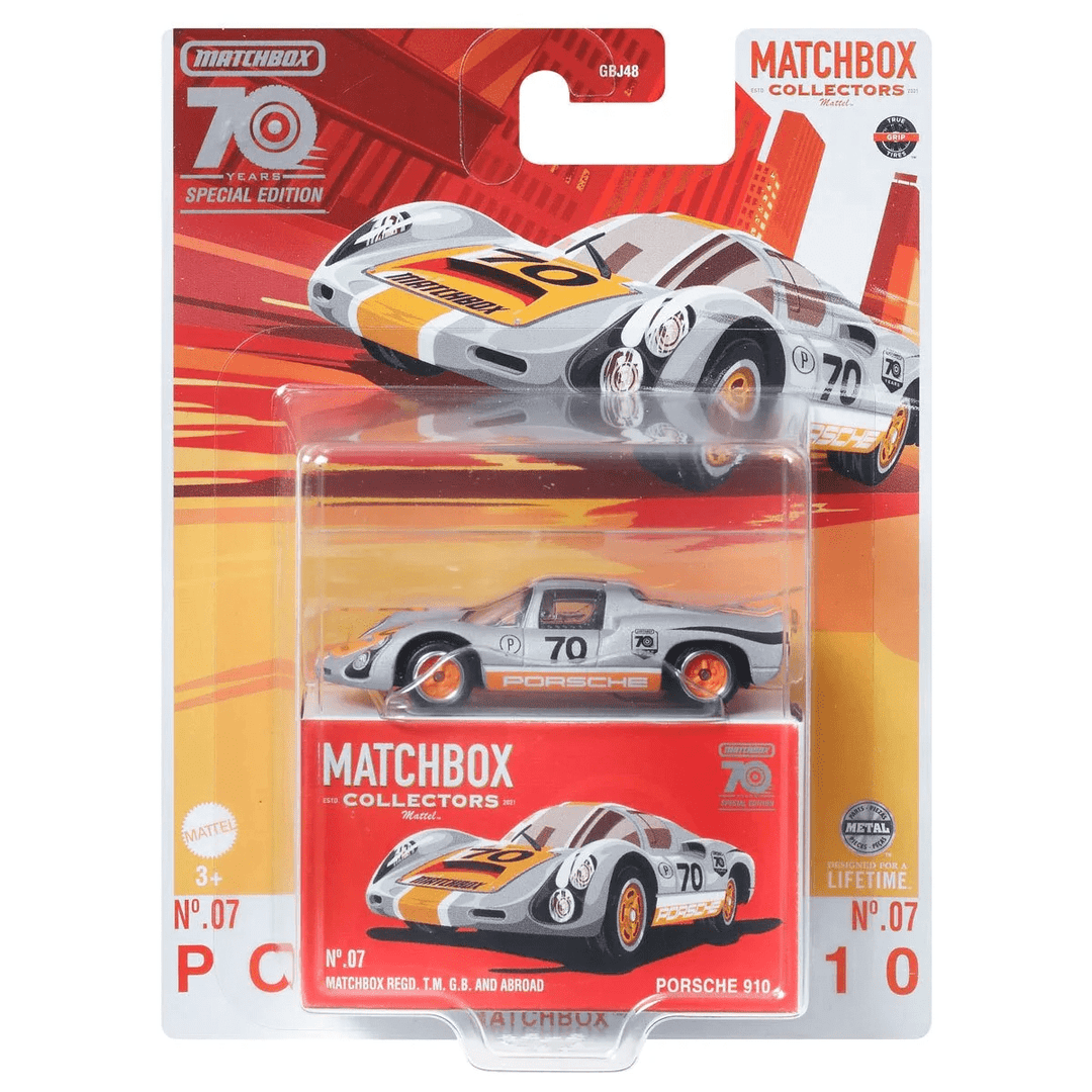 Matchbox - Porsche 910 - 2023 70th Anniversary Series - Top CollectiblesDiecastMatchbox