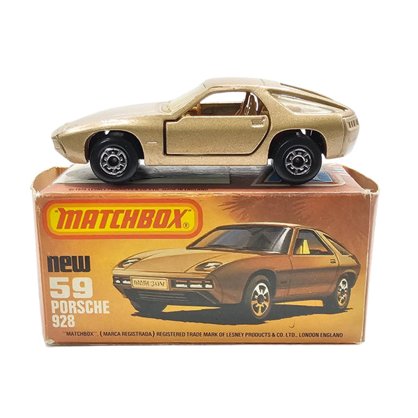 Matchbox - Porsche 928 - 1980 *Original Box* - Top CollectiblesDiecastMatchbox