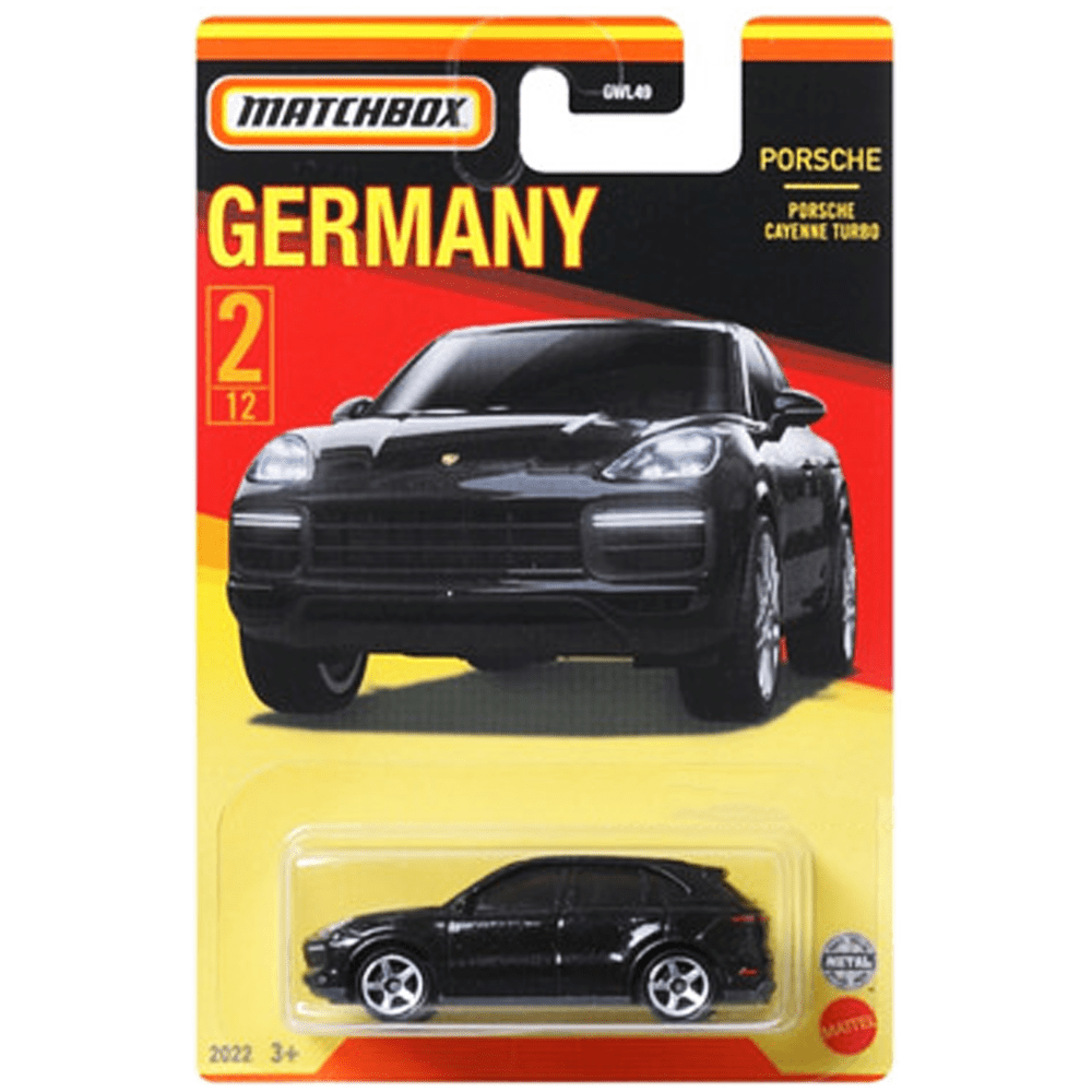 Matchbox - Porsche Cayenne Turbo - 2022 Germany Collection Serie - Top CollectiblesDiecastMatchbox