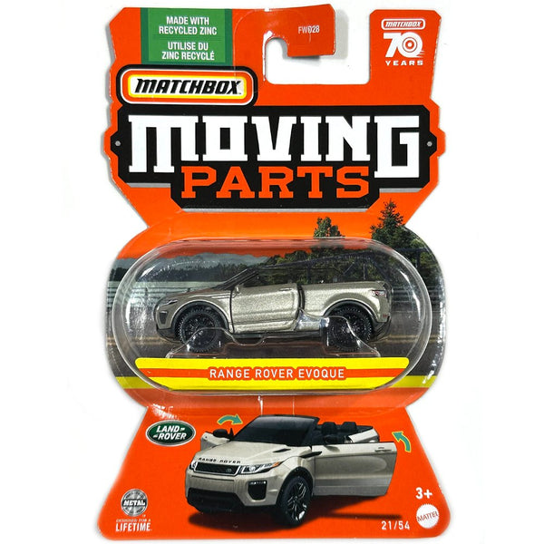 Matchbox - Range Rover Evoque - 2023 Moving Parts Series - Top CollectiblesDiecastMatchbox