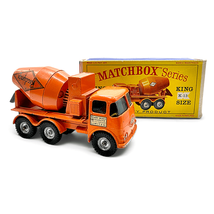 Matchbox - Ready - Mix Concrete Truck - 1963 King Size Series *Original Box* - Top CollectiblesDiecastMatchbox