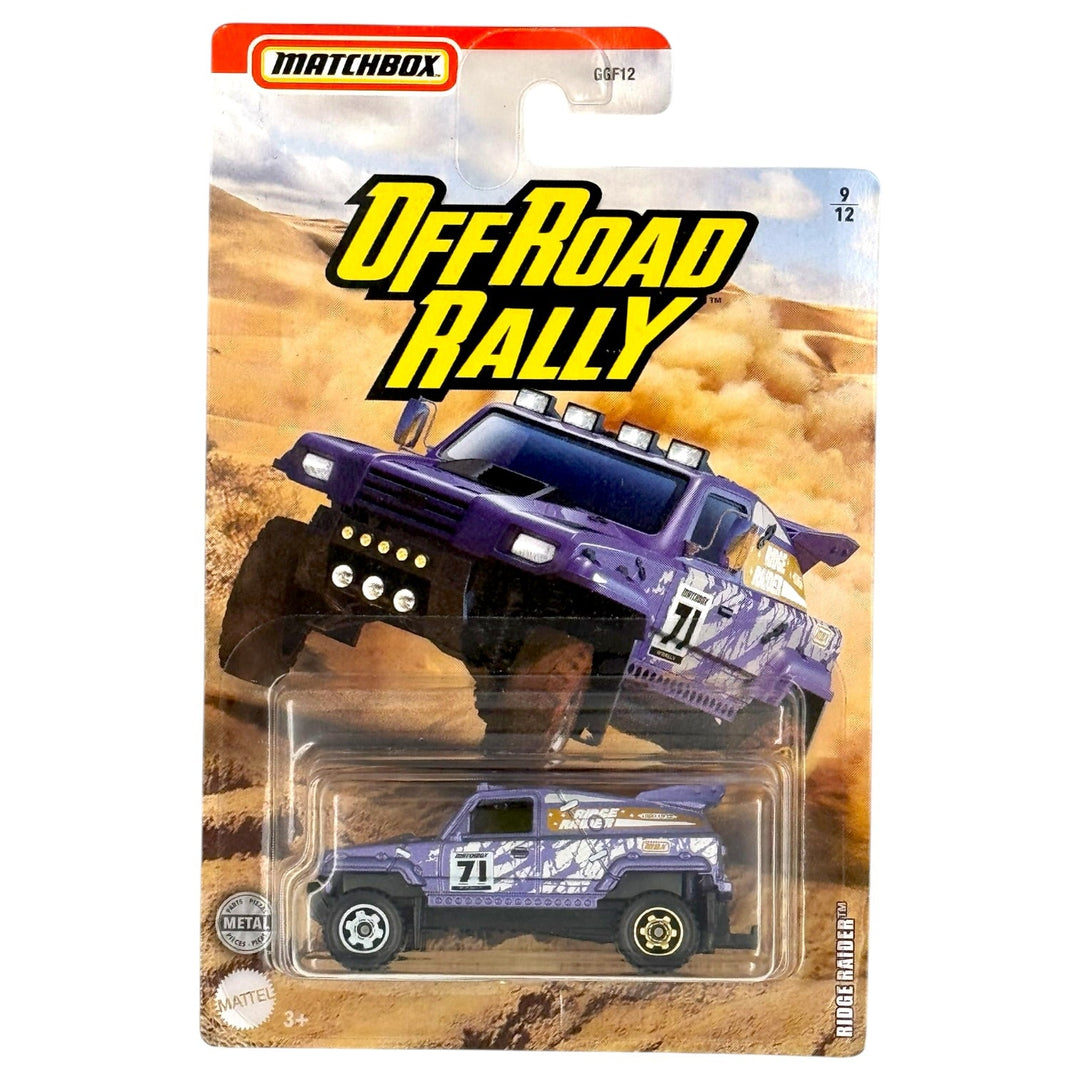 Matchbox - Ridge Raider - 2021 - Off Road Rally Series - Top CollectiblesDiecastMatchbox