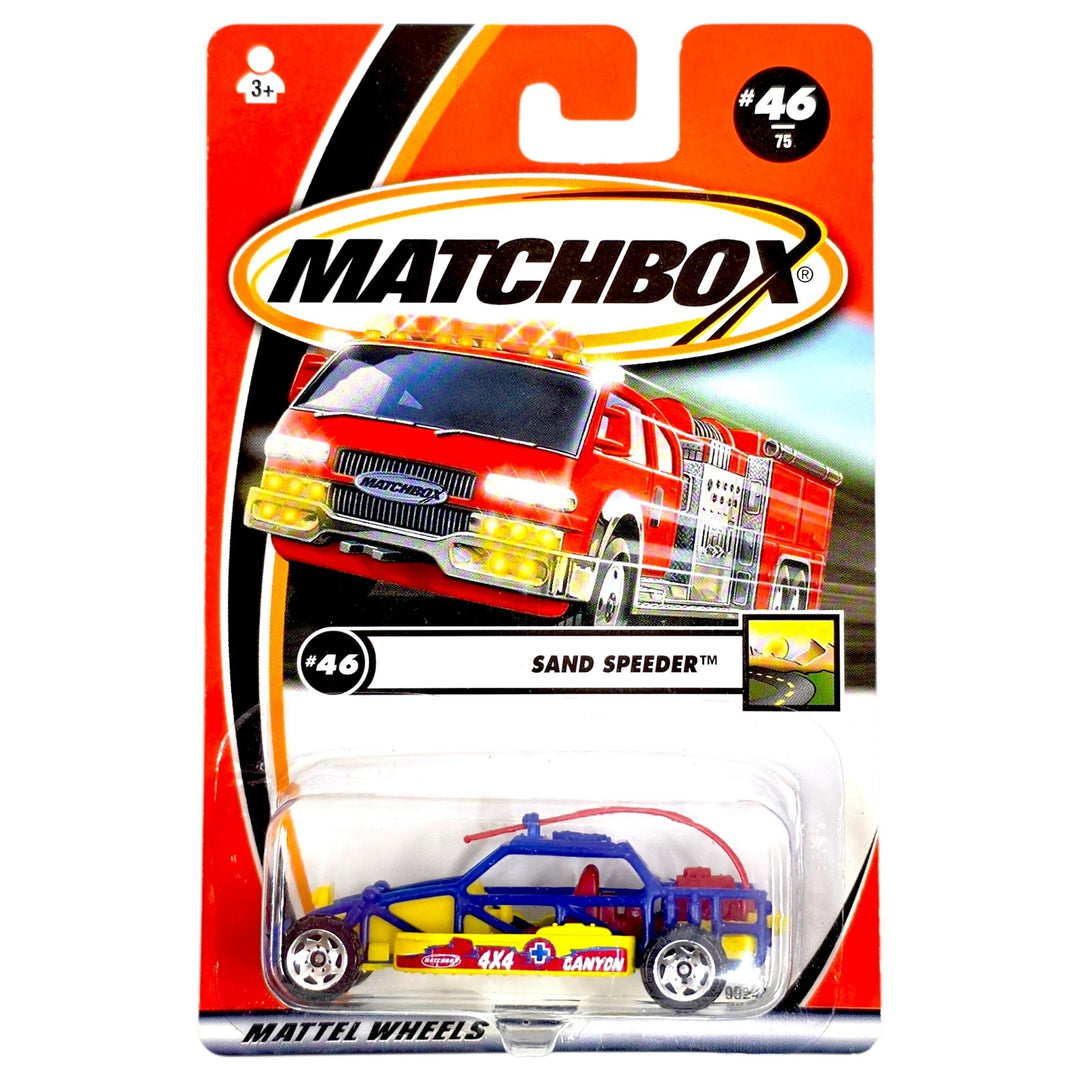Matchbox - Sand Speeder - 2002 *Card Variation* - Top CollectiblesDiecastMatchbox