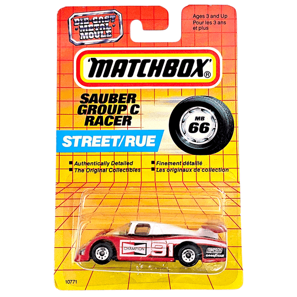 Matchbox - Sauber Group C Racer - 1993 - Top CollectiblesDiecastMatchbox