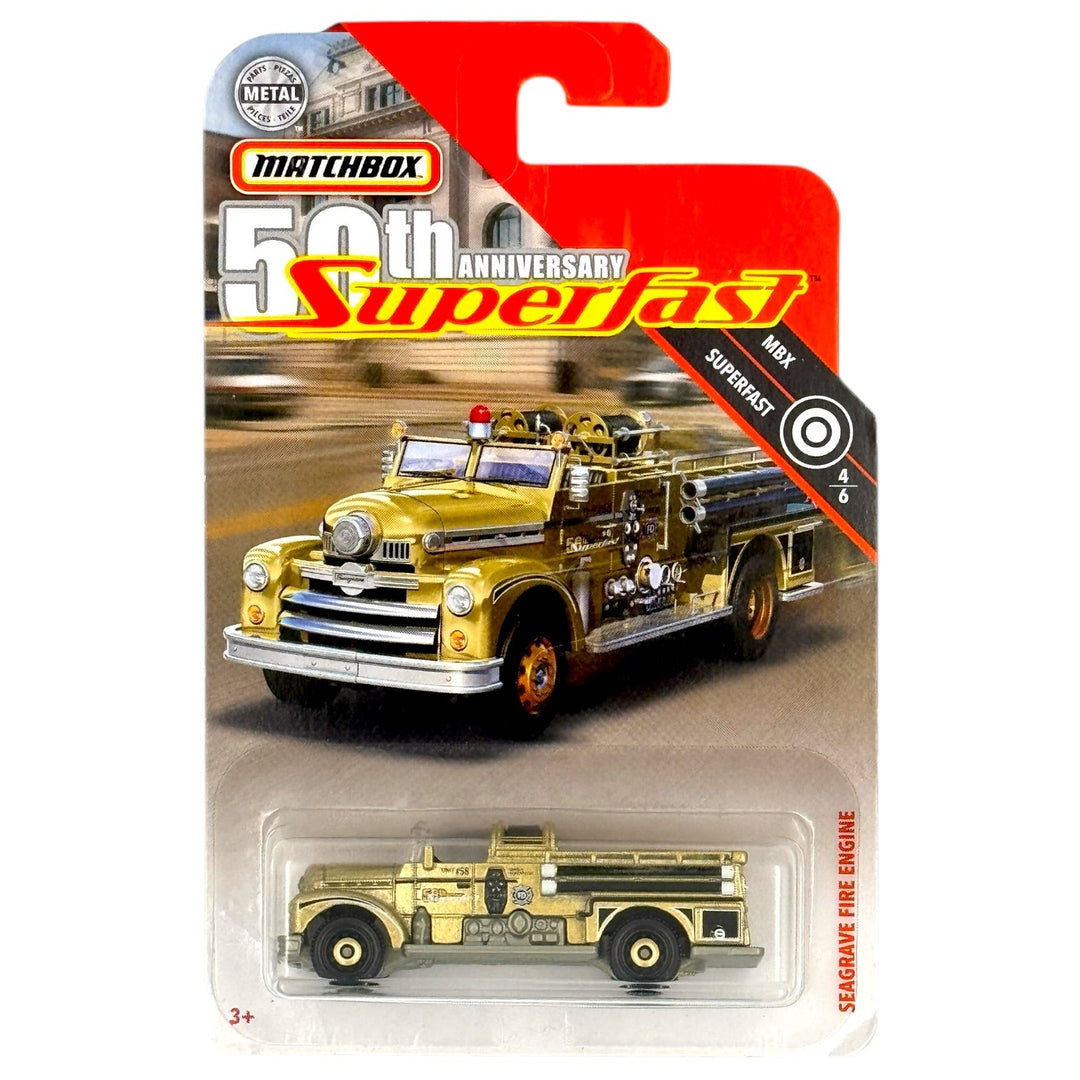 Matchbox - Seagrave Fire Engine - 2019 - Top CollectiblesDiecastMatchbox