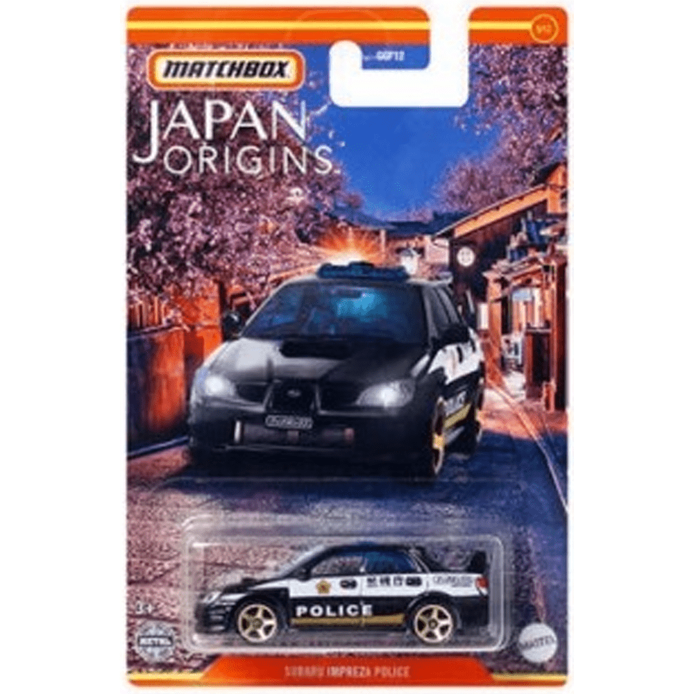 Matchbox - Subaru Impreza Police - 2022 Japan Origins Series - Top CollectiblesDiecastMatchbox