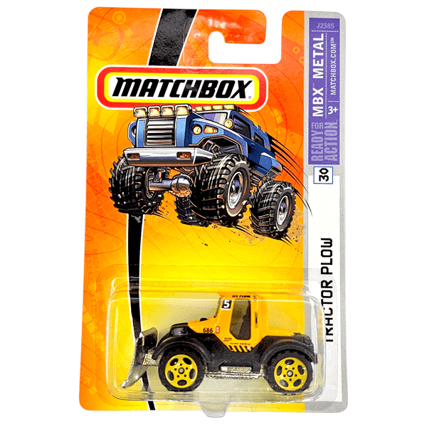 Matchbox - Tractor Plow - 2006 Card Variation - Top CollectiblesDiecastMatchbox