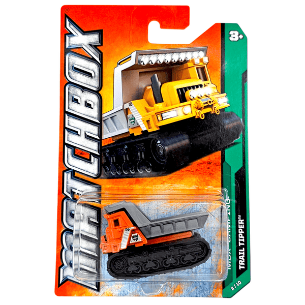 Matchbox - Trail Tipper - 2012 *Card Variation* - Top CollectiblesDiecastMatchbox
