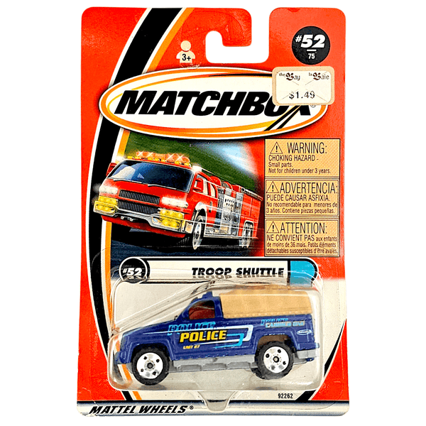 Matchbox - Troop Carrier - 2001 - Top CollectiblesDiecastMatchbox