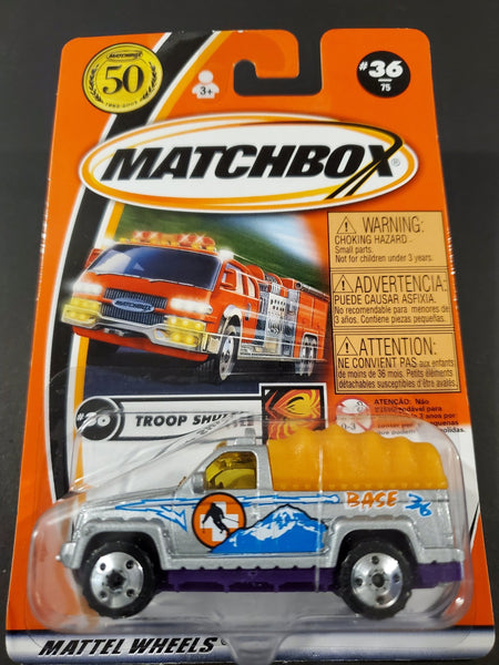 Matchbox - Troop Shuttle - 2002 - Top CollectiblesDiecastMatchbox