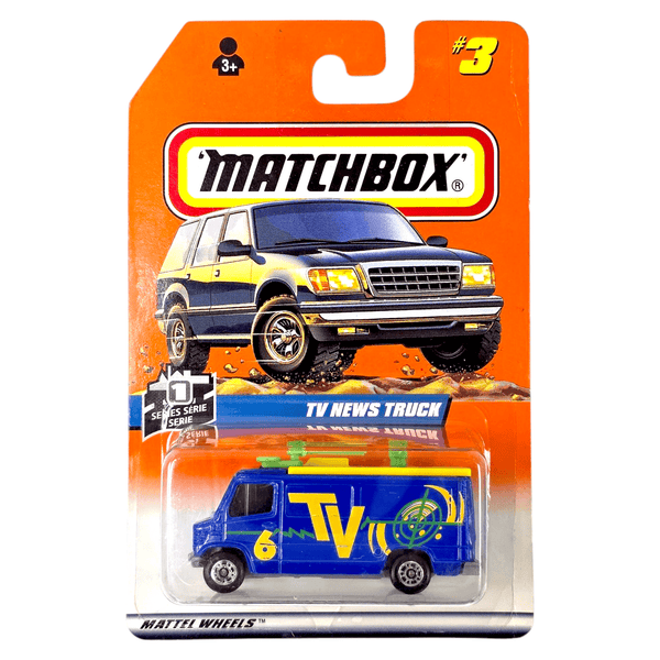 Matchbox - TV News Truck - 1998 - Top CollectiblesDiecastMatchbox