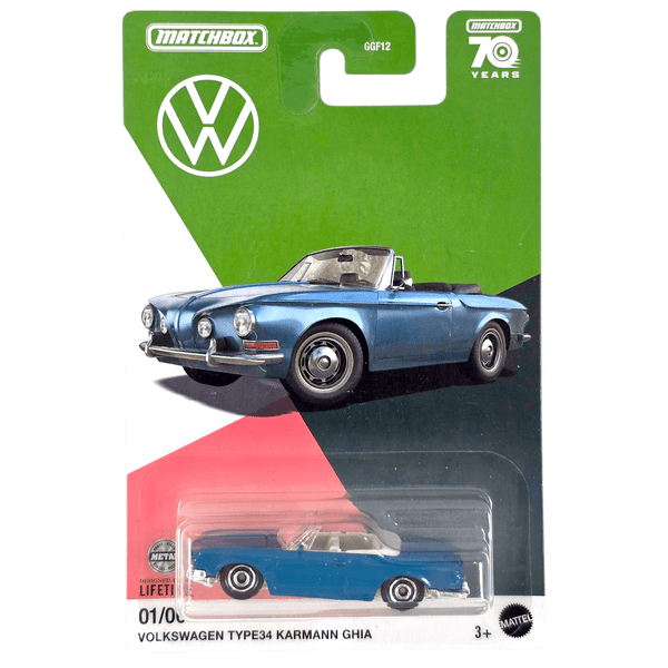 Matchbox - Volkswagen Type34 Karmann Ghia - 2023 Volkswagen Series - Top CollectiblesDiecastMatchbox