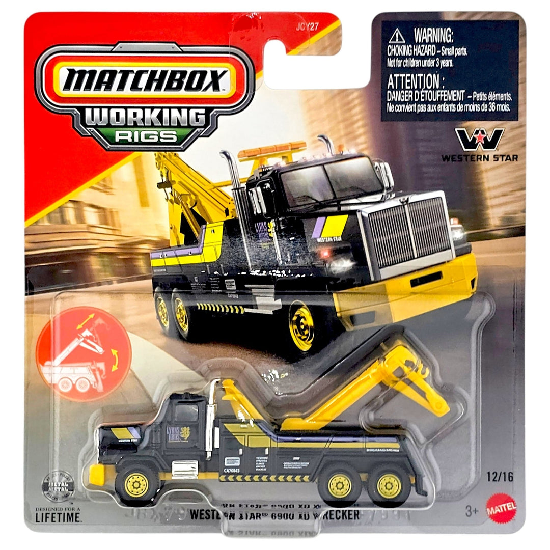 Matchbox - Western Star 6900XD Wrecker - 2026 Working Rigs Series - Top CollectiblesDiecastMatchbox