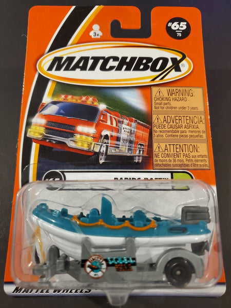 Matchbox - White Water Raft Boat - 2001 - Top CollectiblesDiecastMatchbox