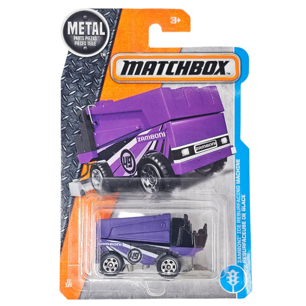 Matchbox - Zamboni Ice Resurfacing Machine - 2017 - Top CollectiblesDiecastMatchbox