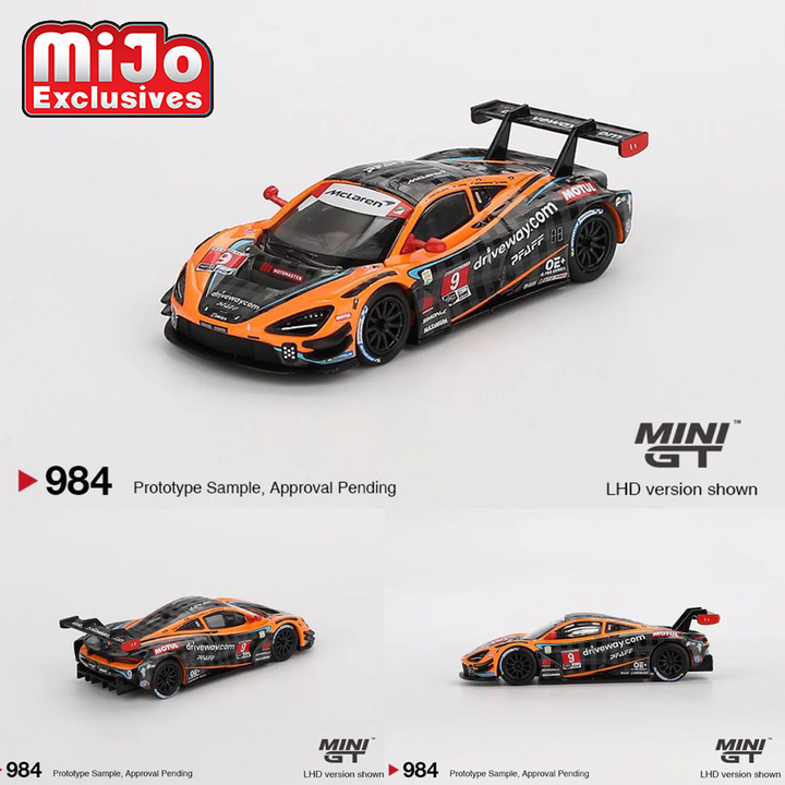 Mini GT - McLaren 720S GT3 Evo Pfaff Motorsports 2024 IMSA Daytona 24 Hrs