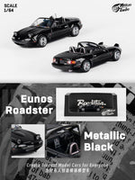 MicroTurbo - Mazda Eunos Roadster - Black - Top CollectiblesDiecastPeako