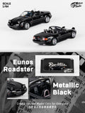 MicroTurbo - Mazda Eunos Roadster - Black - Top CollectiblesDiecastPeako