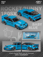 MicroTurbo - Nissan 180SX Rocket Bunny - Metallic Blue *Pre - Order* - Top CollectiblesDiecastPeako