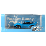 MicroTurbo - Nissan 180SX Rocket Bunny - Metallic Blue - Top CollectiblesDiecastPeako