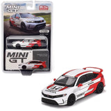 Mini GT - 2023 Honda Civic Type - R #2 Pace Car - White - Top CollectiblesDiecastMini GT