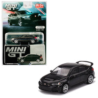 Mini GT - 2023 Honda Civic Type R - Crystal Black Pearl w/ Advan GT Wheels - Top CollectiblesDiecastMini GT