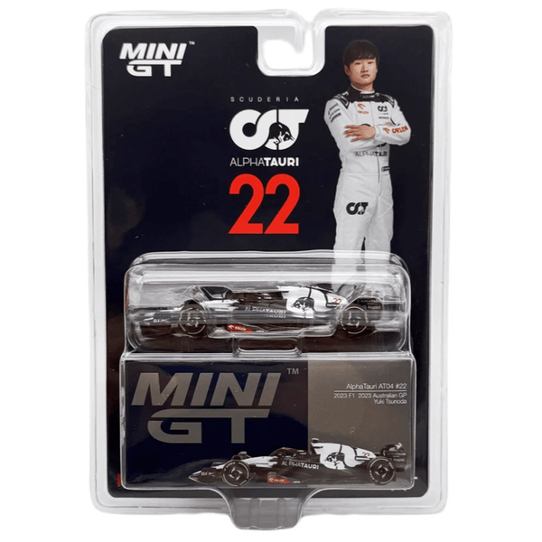 Mini GT - AlphaTauri AT04 22 Yuki Tsunoda - 2023 F1 Australian GP - Top CollectiblesDiecastMini GT