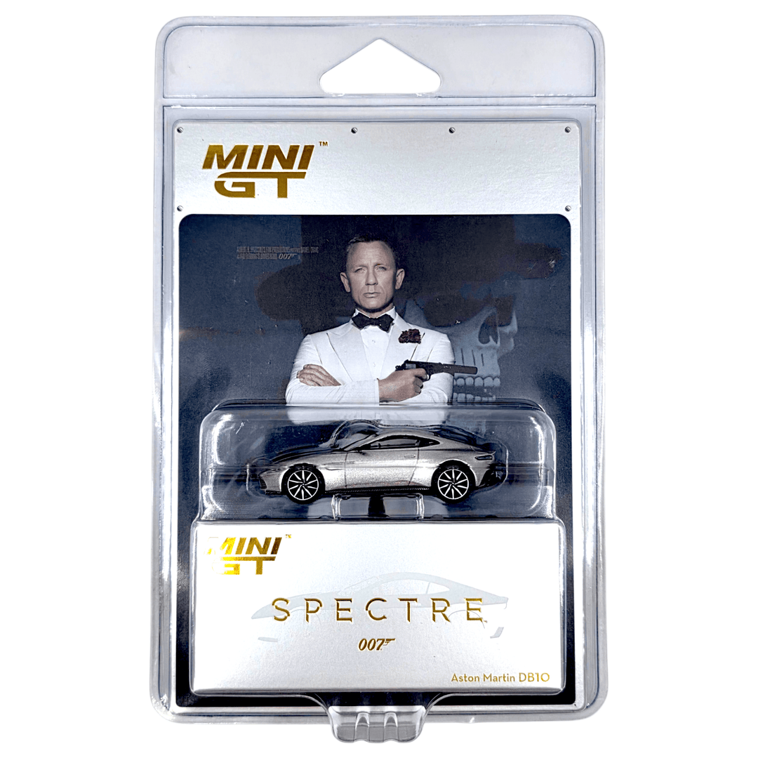 Mini GT - Aston Martin DB10 James Bond 007 “SPECTRE” – English Packaging - Top CollectiblesDiecastMini GT