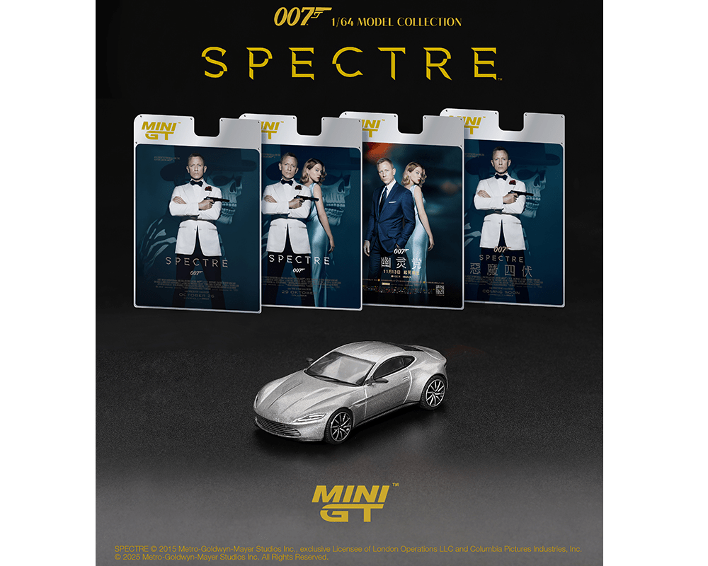 Mini GT - Aston Martin DB10 James Bond 007 “SPECTRE” – English Packaging - Top CollectiblesDiecastMini GT