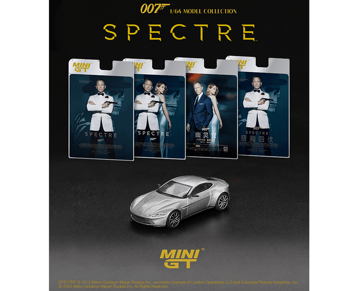Mini GT - Aston Martin DB10 James Bond 007 “SPECTRE” – English Packaging - Top CollectiblesDiecastMini GT
