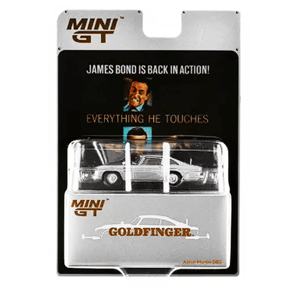 Mini GT - Aston Martin DB5 James Bond 007 Goldfinger - English Packaging - Top CollectiblesDiecastMini GT
