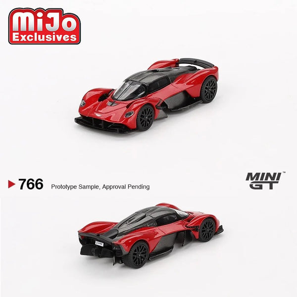 Mini GT - Aston Martin Valkyrie – Hyper Red *Pre - Order* - Top CollectiblesDiecastMini GT