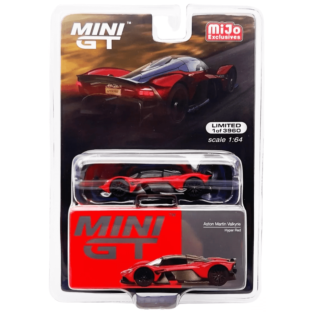 Mini GT - Aston Martin Valkyrie – Hyper Red - Top CollectiblesDiecastMini GT