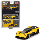 Mini GT - Aston Martin Valkyrie - Sunburst Yellow - Top CollectiblesDiecastMini GT