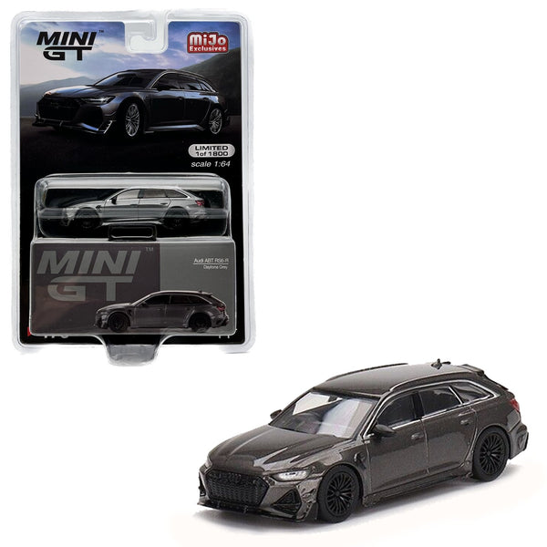 Mini GT - Audi ABT RS6 - R – Daytona Grey - Top CollectiblesDiecastMini GT