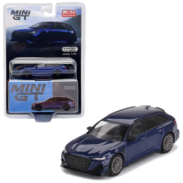 Mini GT - Audi ABT RS6 - R – Navarra Blue Metallic - Top CollectiblesDiecastMini GT